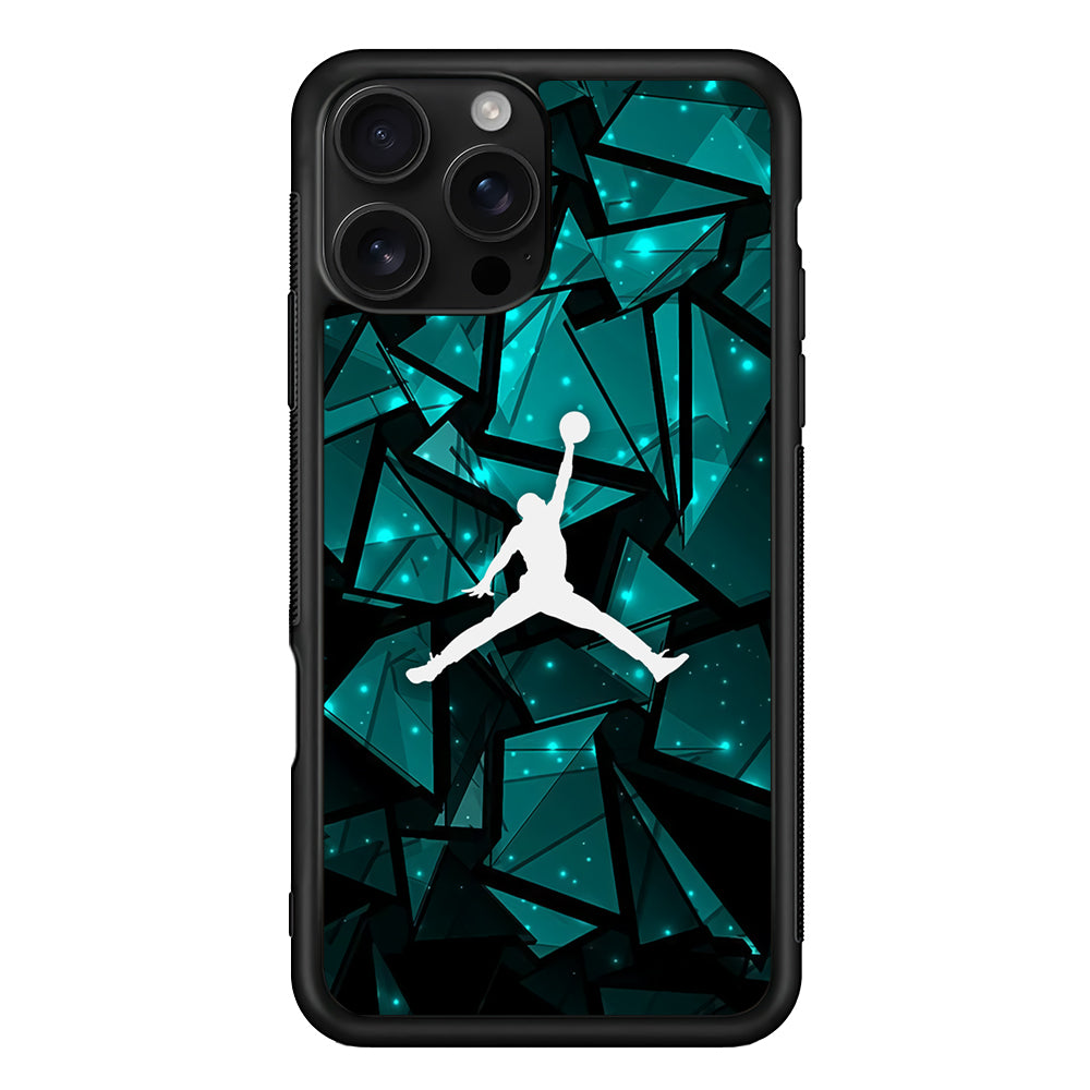 Air Jordan Shards of Crystal iPhone 16 Pro Case - Stylish Protective Cover for iPhone 16 Pro