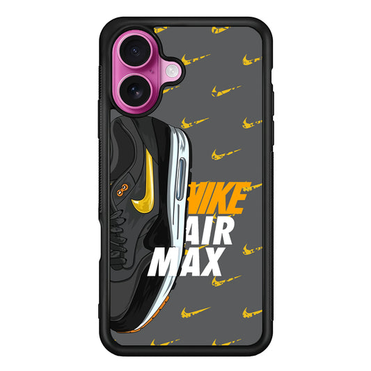 Nike Golden of Air Max iPhone 17 Case - Slim Rubber Case for iPhone 17