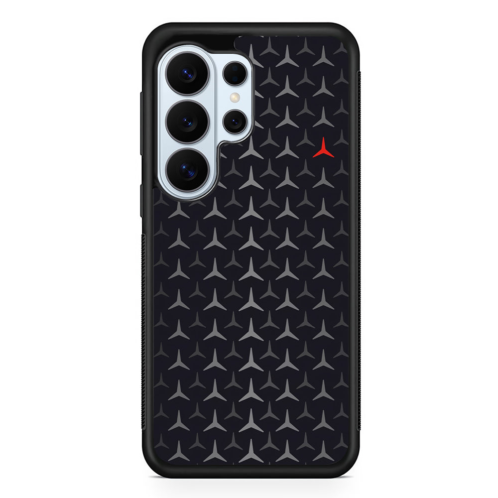 Mercedes-Benz Logos Pattern Samsung Galaxy S26 Ultra Case | Slim Rubber Case for Samsung Galaxy S26 Ultra