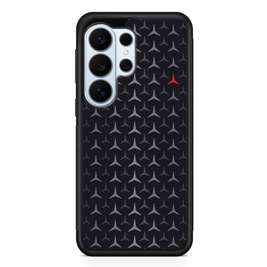 Mercedes-Benz Logos Pattern Samsung Galaxy S26 Ultra Case | Slim Rubber Case for Samsung Galaxy S26 Ultra