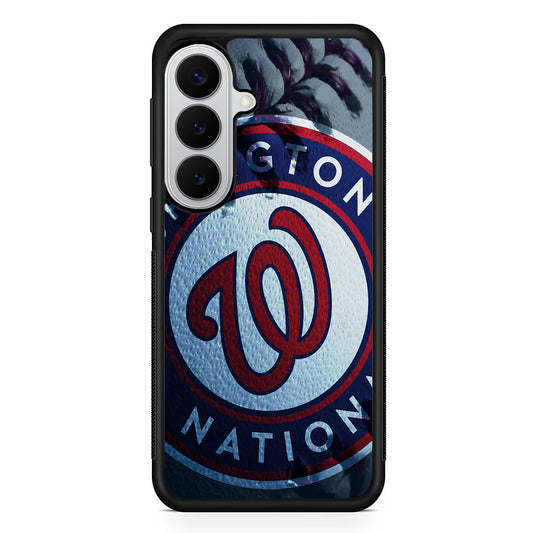 Washington Nationals Ball Samsung Galaxy S26 Case | Protective Rubber Cover