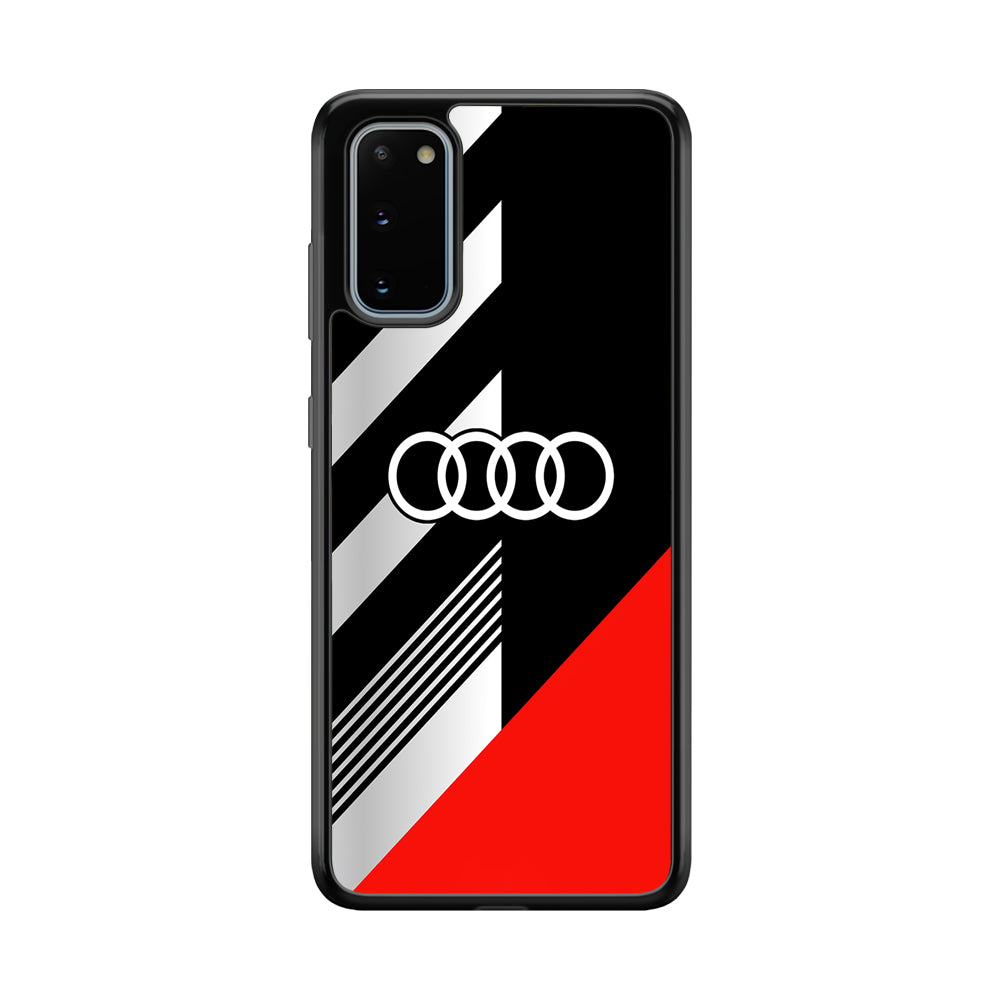 Audi F1 Sport Logo Samsung Galaxy S20 Case | Slim Rubber Case for Samsung Galaxy S20