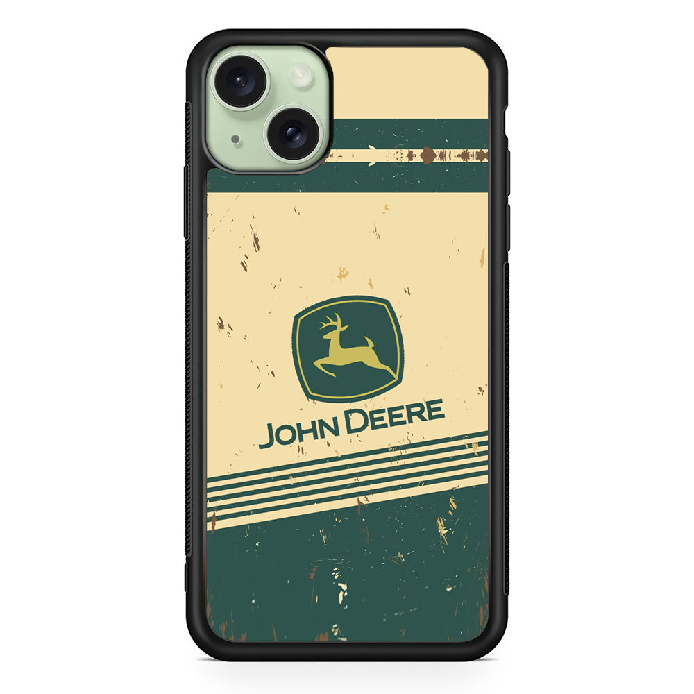 John Deere Retro Plaque iPhone 14 Plus Case | Slim Rubber Case for iPhone 14 Plus