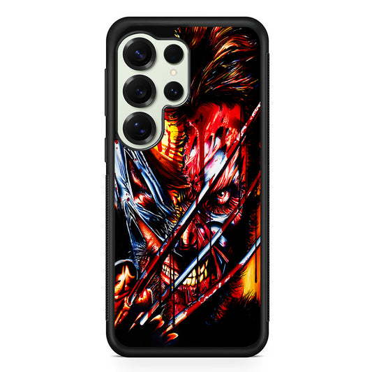 Wolverine Transformation Comic Samsung Galaxy S25 Ultra Case | Durable Rubber Case for Samsung Galaxy S25 Ultra
