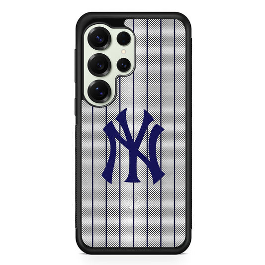New York Yankees Logo Samsung Galaxy S25 Ultra Case | Durable Rubber Case for Samsung Galaxy S25 Ultra