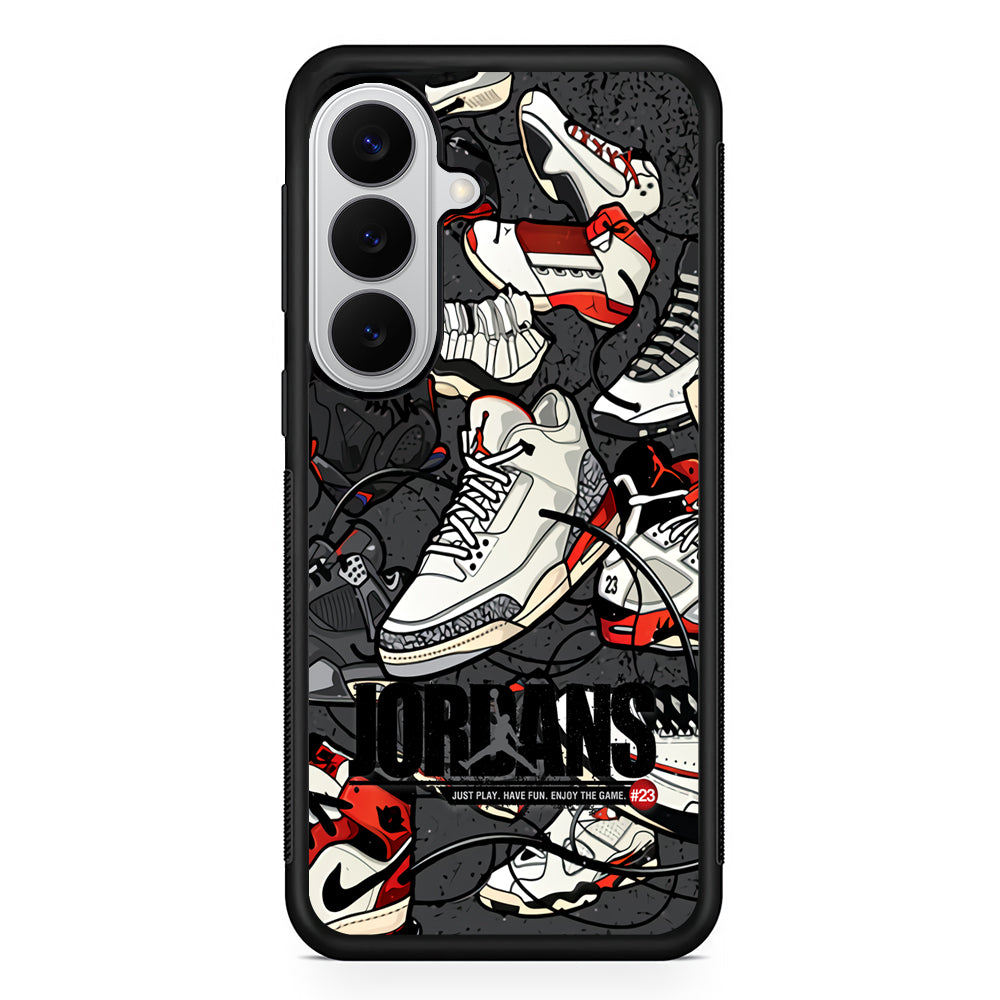 Air Jordan Play and Enjoy The Game Samsung Galaxy S26 Case | Slim Samsung Galaxy S26 Rubber Case