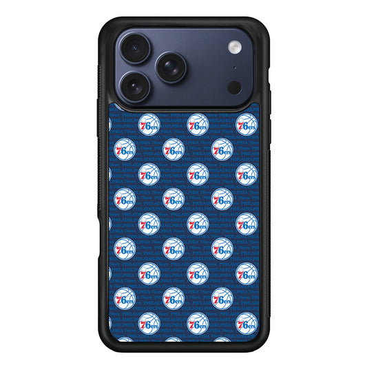 Philadelphia 76ers Pattern iPhone 17 Pro Max Case | Slim Protective Cover for iPhone 17 Pro Max