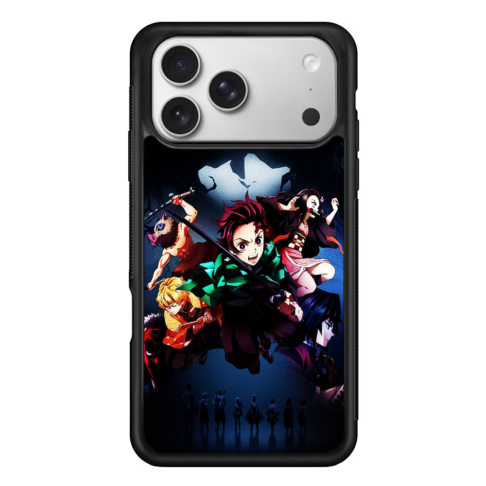 Demon Slayer Epic Adventure iPhone 17 Pro Case | Slim Rubber Case for iPhone 17 Pro