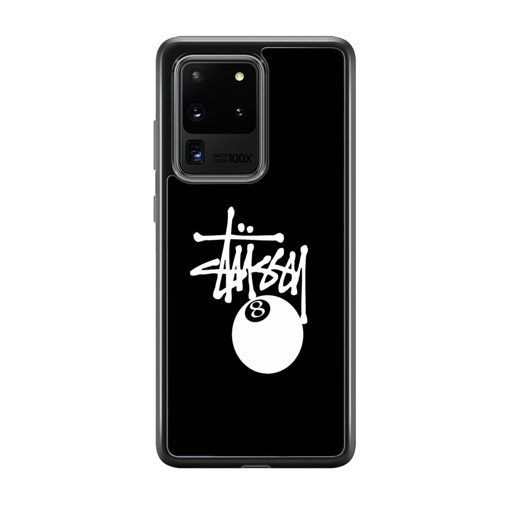 Stussy 8 Pool Ball Samsung Galaxy S20 Ultra Case | Slim Rubber Case for Samsung Galaxy S20 Ultra