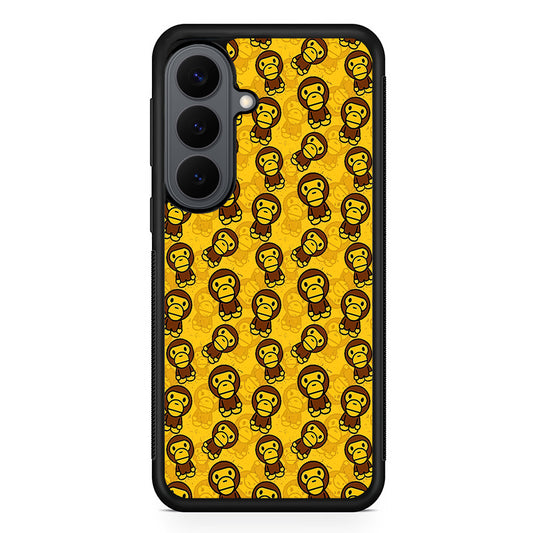 Bape Baby Milo Pattern Samsung Galaxy S26 Plus Case | Slim Rubber Case for Samsung Galaxy S26 Plus