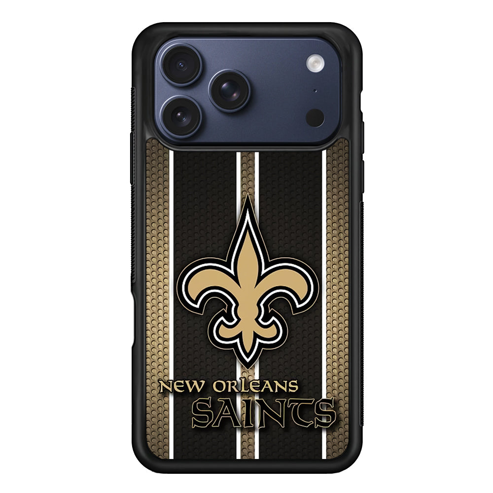 New Orleans Saints Logo iPhone 17 Pro Max Case | Slim Protective Cover for iPhone 17 Pro Max