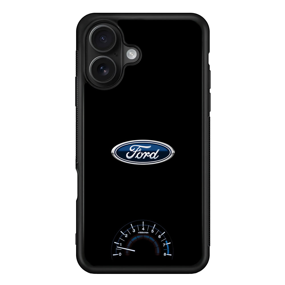 Ford Timeless Performance iPhone 16 Case | Slim Rubber Case for iPhone 16