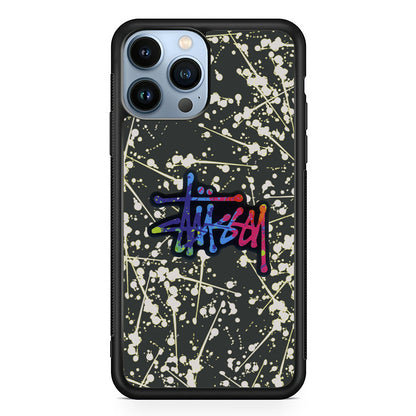 Stussy Splash Grey 2D Rubber Phone Case | Durable Phone Case