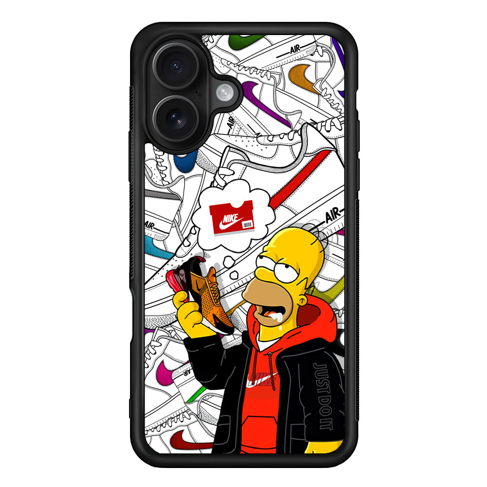 Nike Homer's Dream iPhone 16 Case - Oxvistore
