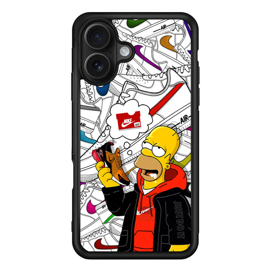 Nike Homer's Dream iPhone 16 Case - Oxvistore