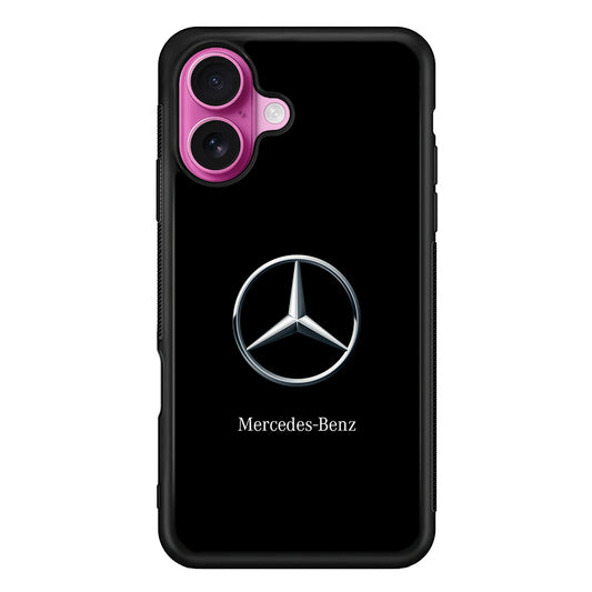 Mercedes-Benz Metallic Silver iPhone 17 Case | Slim Rubber Case for iPhone 17