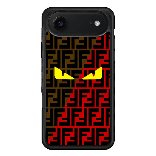Fendi Choco Red iPhone 17 Air Case | Slim Rubber Case for iPhone 17 Air