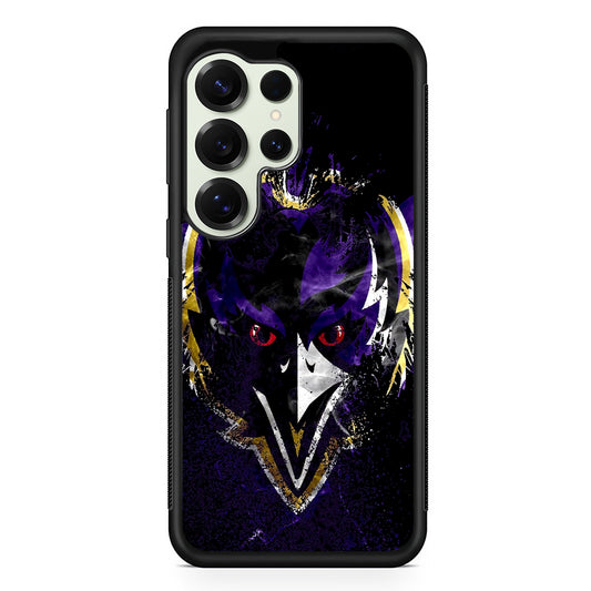 Baltimore Ravens Logo Samsung Galaxy S25 Ultra Case | Durable Rubber Case for Samsung Galaxy S25 Ultra
