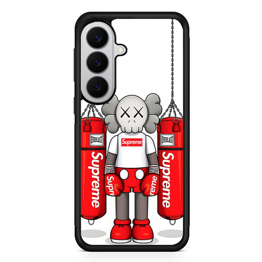 Kaws X Supreme Boxing Hypebeast Samsung Galaxy S26 Case | Slim Rubber Case for Samsung Galaxy S26