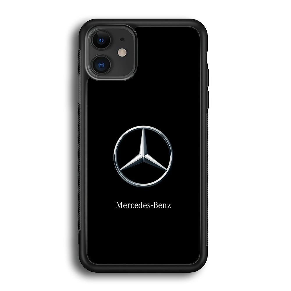 Mercedes-Benz Metallic Silver iPhone 12 Case | Slim Rubber Case for iPhone 12