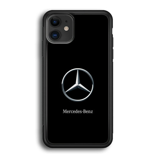 Mercedes-Benz Metallic Silver iPhone 12 Case | Slim Rubber Case for iPhone 12