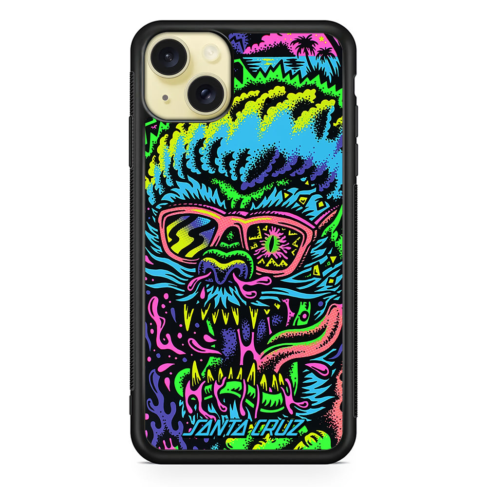 Santa Cruz Beast Rampage iPhone 15 Plus Case | Slim Rubber Case for iPhone 15 Plus