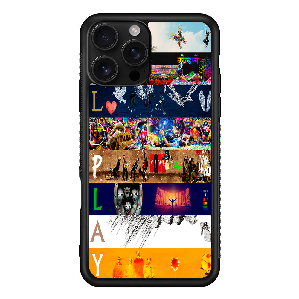 Coldplay Favorite Poster iPhone 16 Pro Case | Durable Protective Case for iPhone 16 Pro