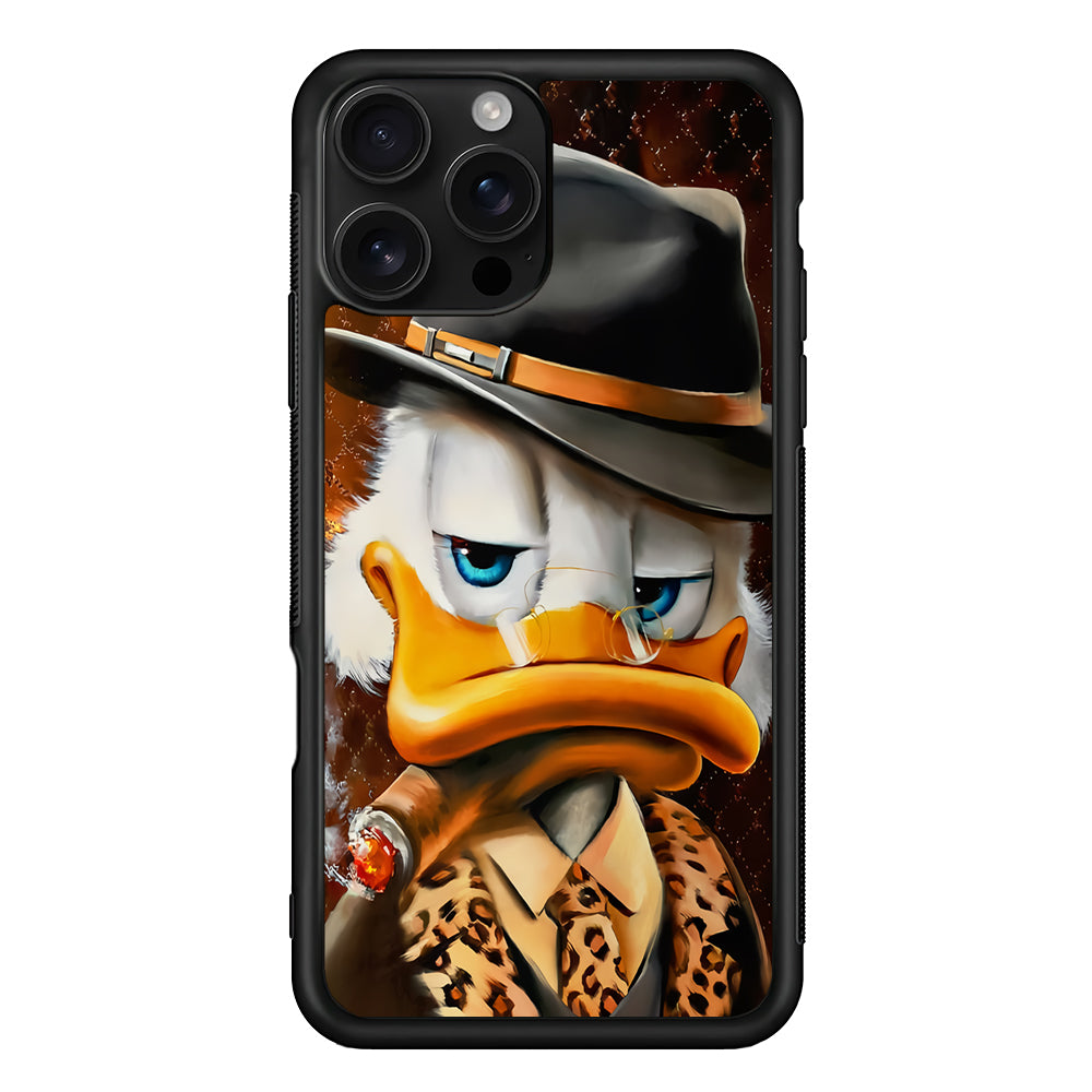 Scrooge McDuck Godfather iPhone 16 Pro Case | Durable Protective Case for iPhone 16 Pro