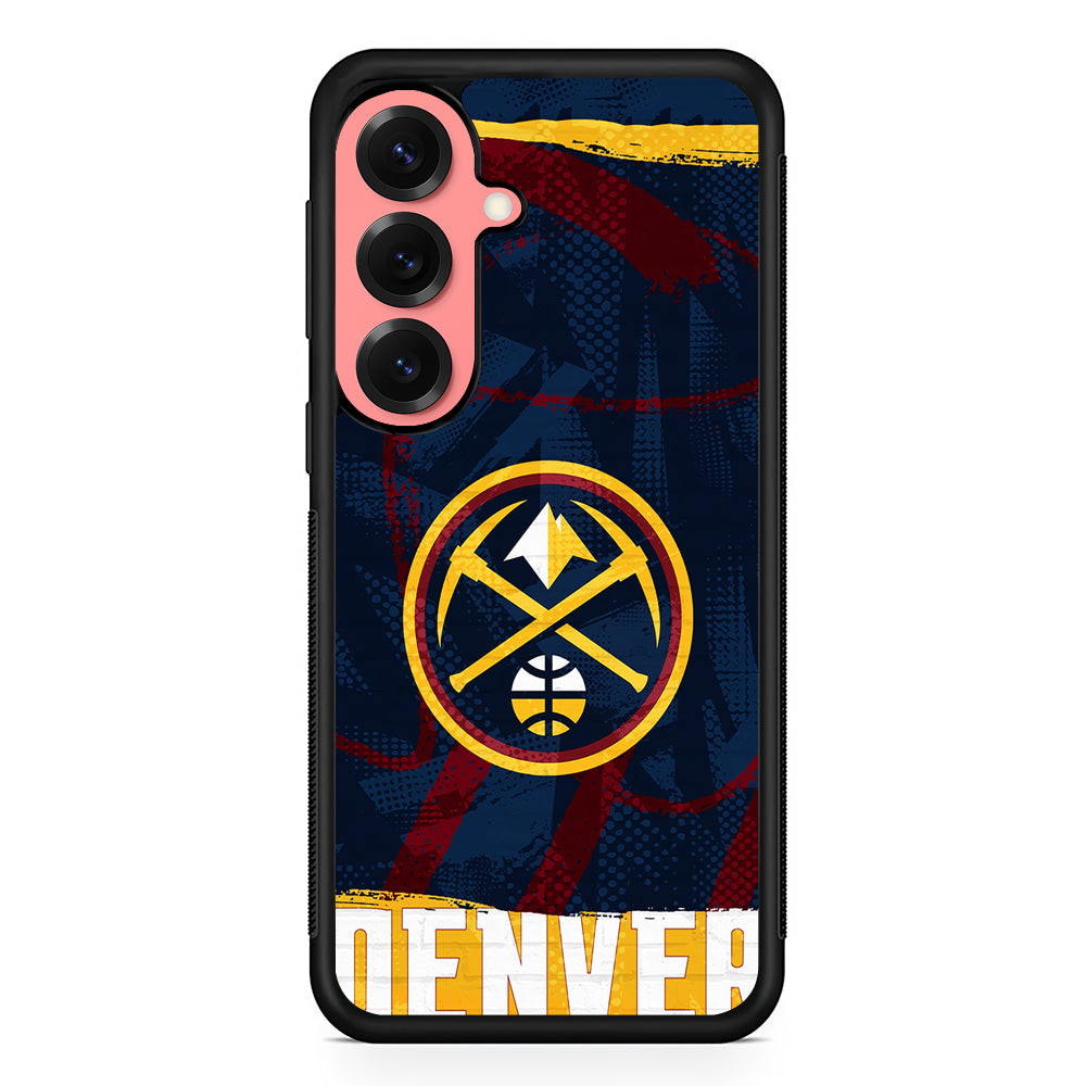 Denver Nuggets Pattern Samsung Galaxy S25 Case | Protective Case for Samsung Galaxy S25