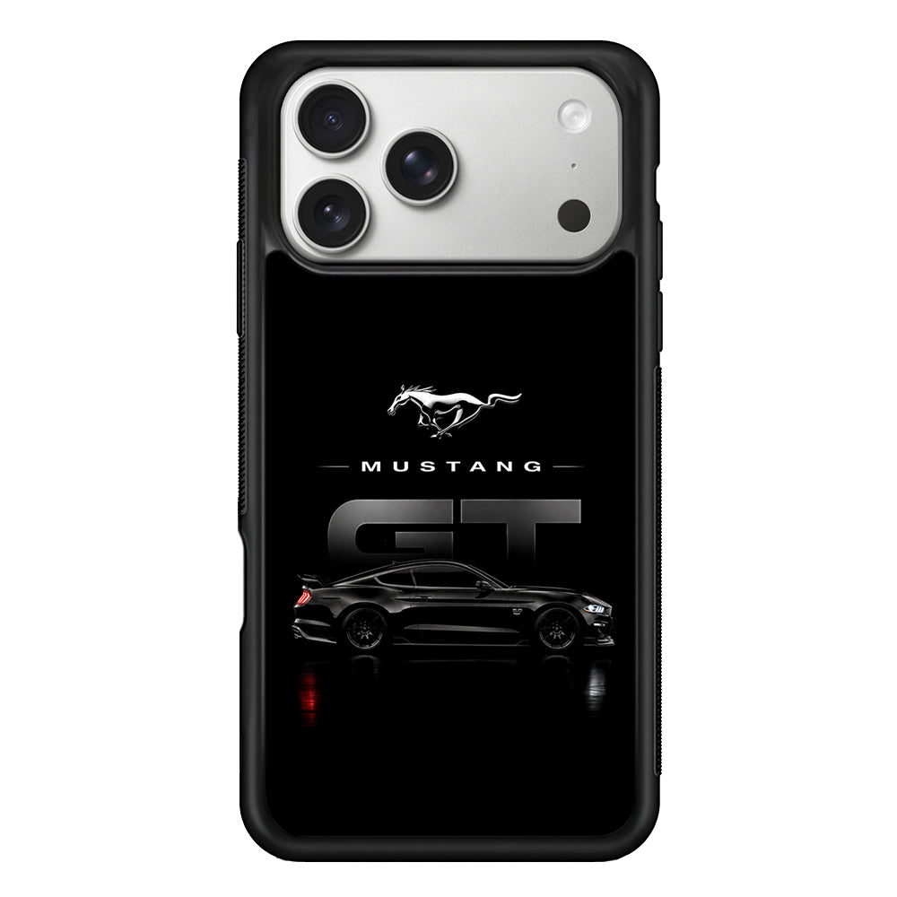 Ford Mustang GT Midnight iPhone 17 Pro Case | Slim Rubber Case for iPhone 17 Pro