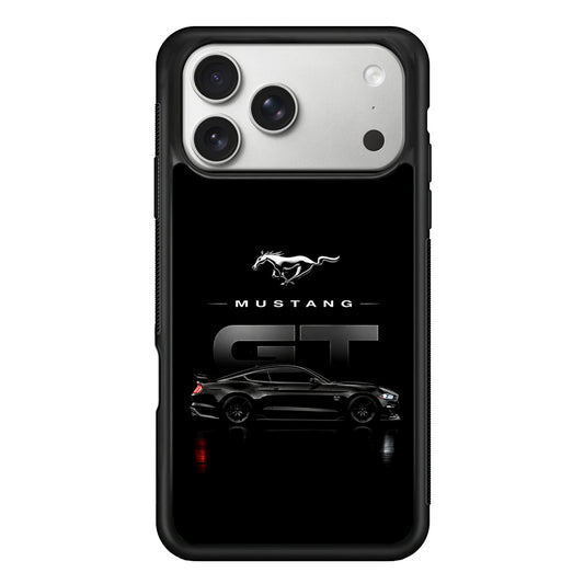 Ford Mustang GT Midnight iPhone 17 Pro Case | Slim Rubber Case for iPhone 17 Pro