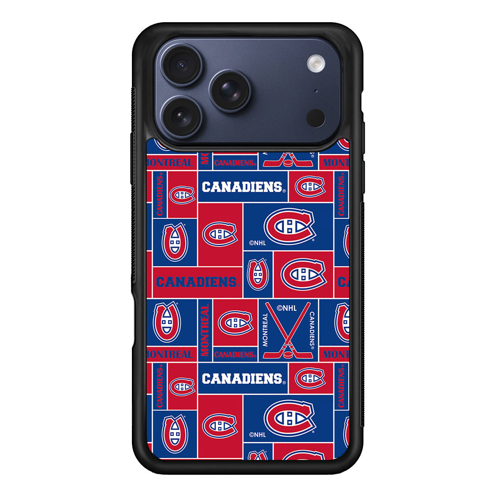 Montreal Canadiens Pattern iPhone 17 Pro Max Case | Slim Protective Cover for iPhone 17 Pro Max