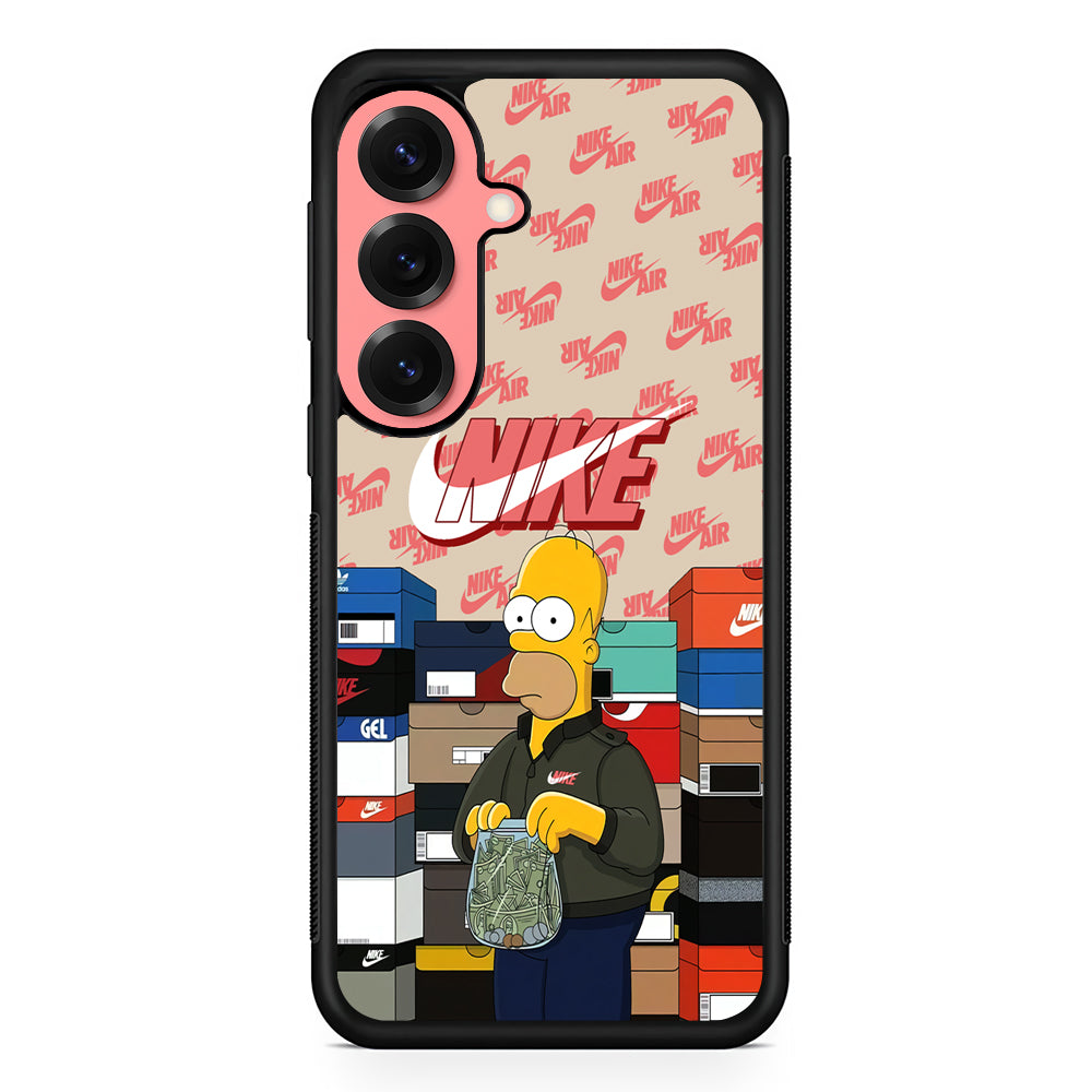 Nike Homer Spend Money Samsung Galaxy S25 Case | Slim Protective Cover for Samsung Galaxy S25
