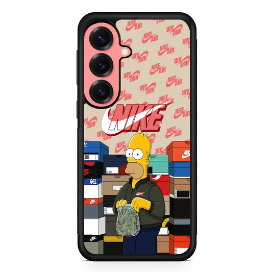 Nike Homer Spend Money Samsung Galaxy S25 Case | Slim Protective Cover for Samsung Galaxy S25