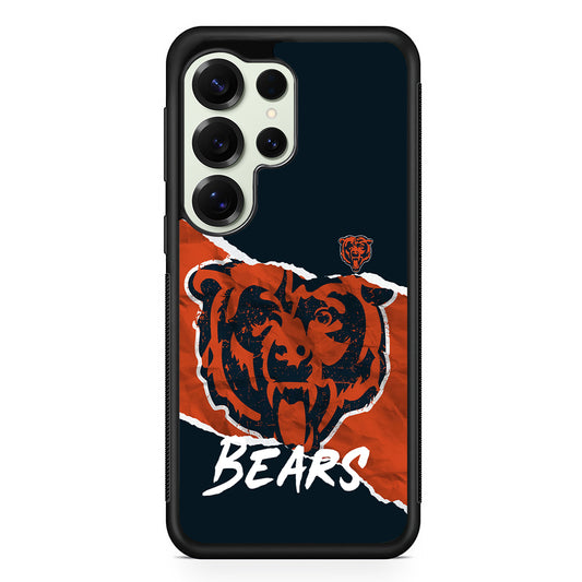 Chicago Bears Logo Samsung Galaxy S25 Ultra Case | Durable Rubber Case for Samsung Galaxy S25 Ultra