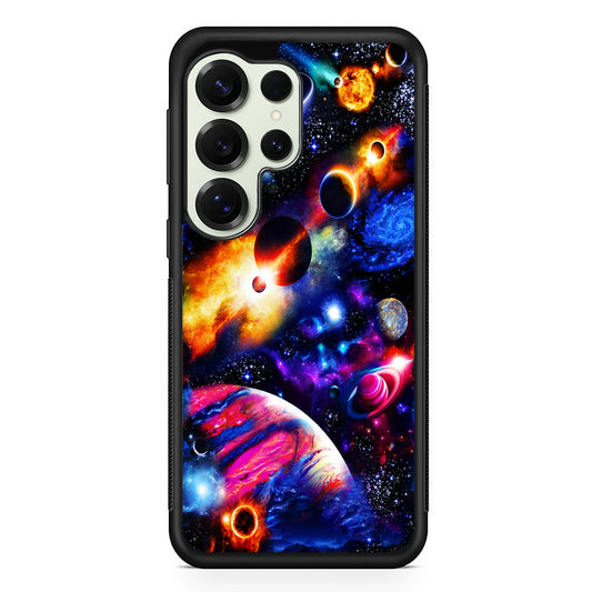 Beautiful Space Galaxy Planets Samsung Galaxy S25 Ultra Case | Durable Rubber Case for Samsung Galaxy S25 Ultra