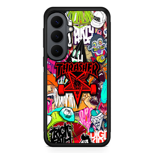 Thrasher Gang Assembly Samsung Galaxy S26 Plus Case | Slim Rubber Case for Samsung Galaxy S26 Plus