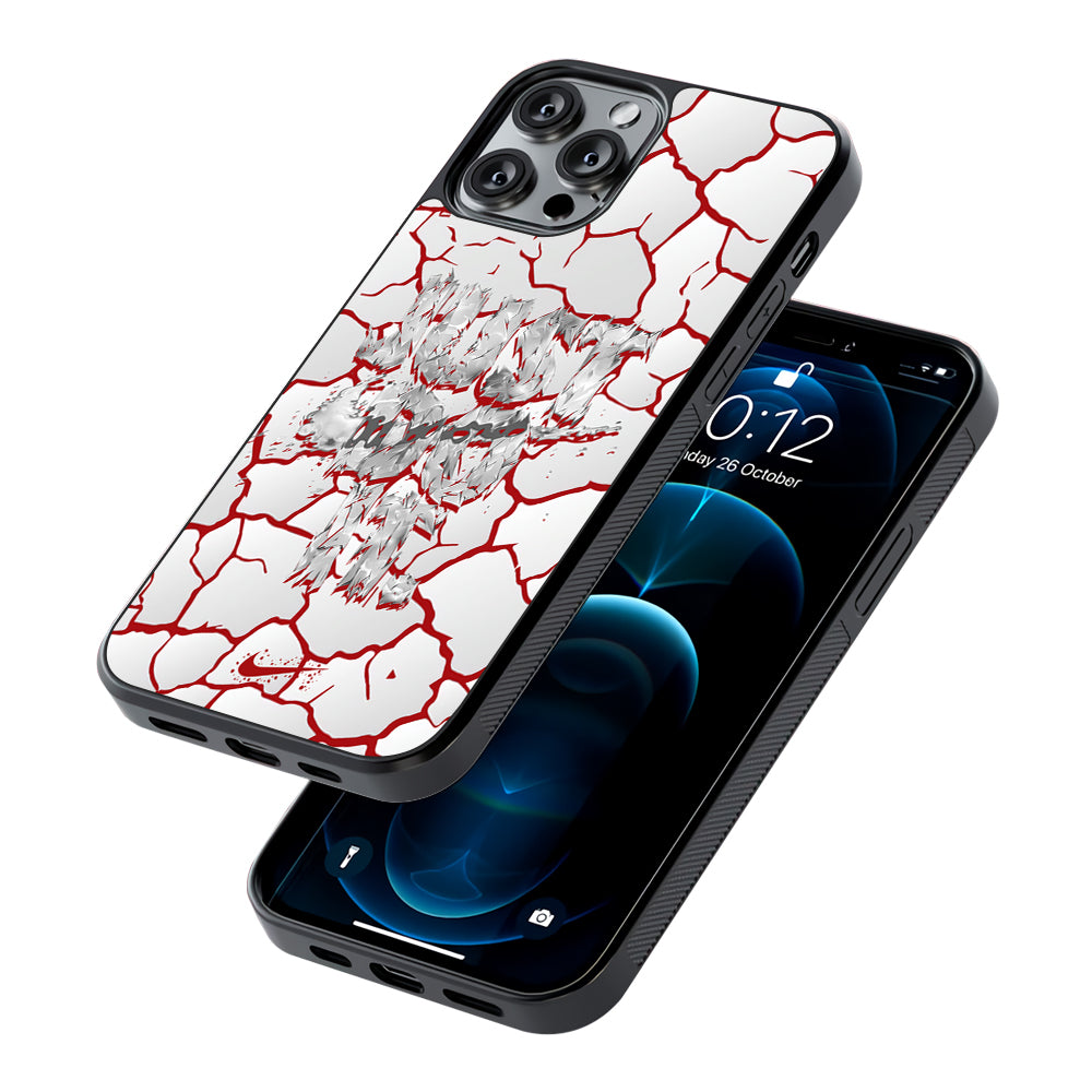 Nike On The Red Crack 2D Rubber Phone Case | Slim Protective Phone Case