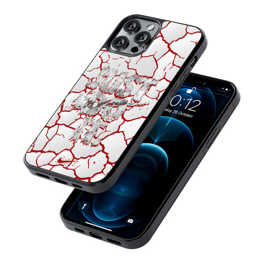 Nike On The Red Crack 2D Rubber Phone Case | Slim Protective Phone Case