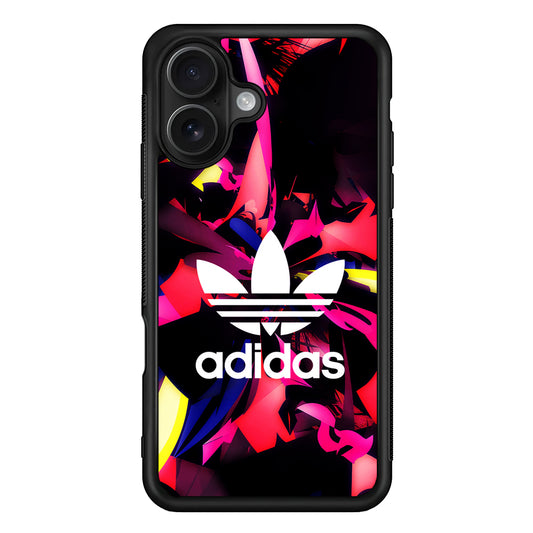 Adidas Logo Colorful Abstract iPhone 16 Case - Oxvistore