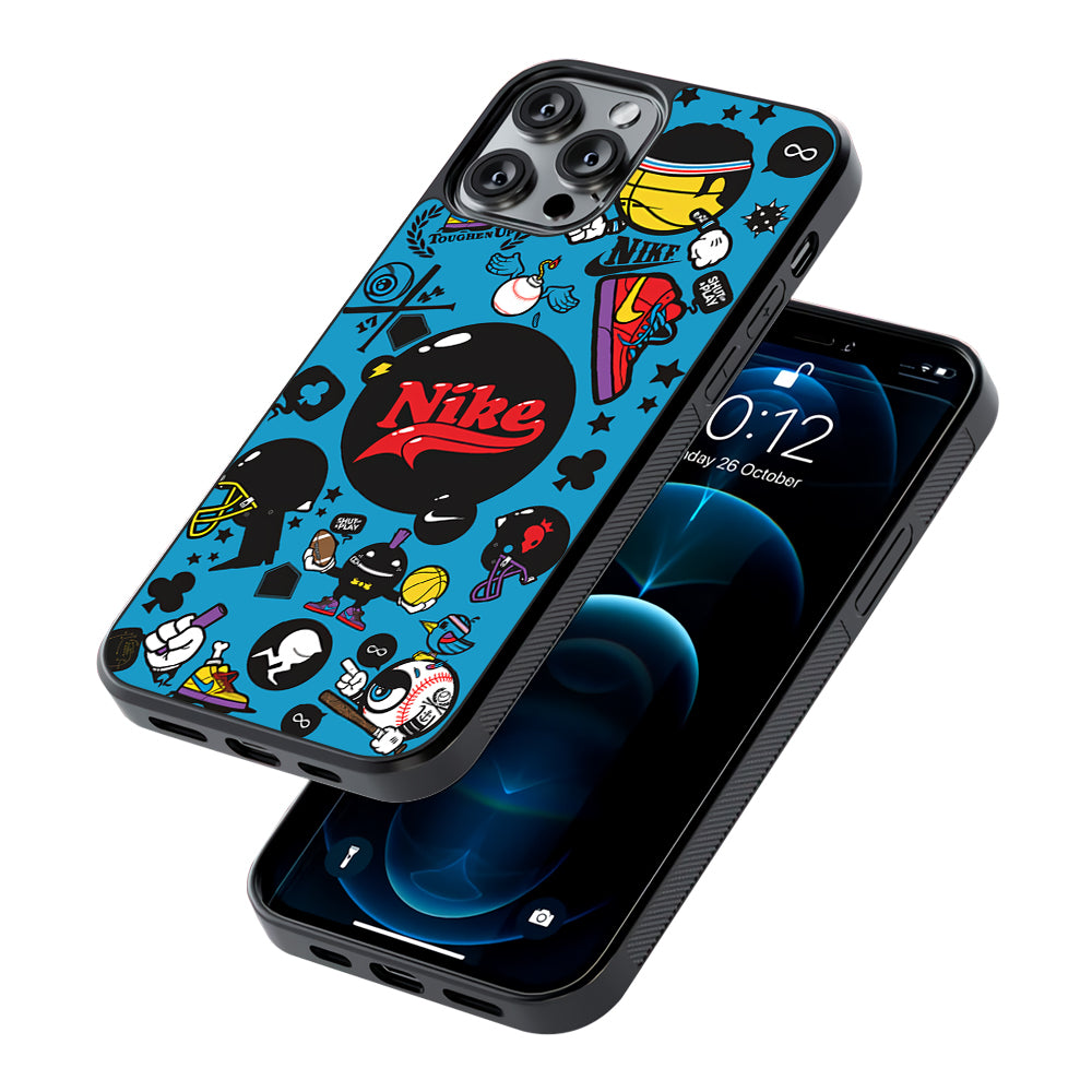 Nike Assembly of Struggle 2D Rubber Phone Case | Slim Protective Phone Case