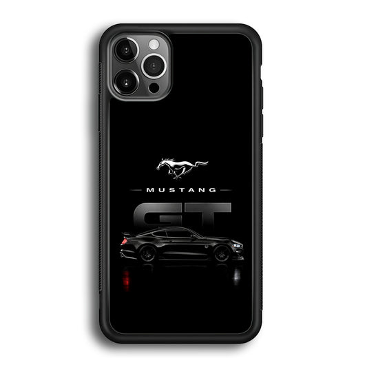Ford Mustang GT Midnight iPhone 12 Pro Max Case | Slim Rubber Case for iPhone 12 Pro Max
