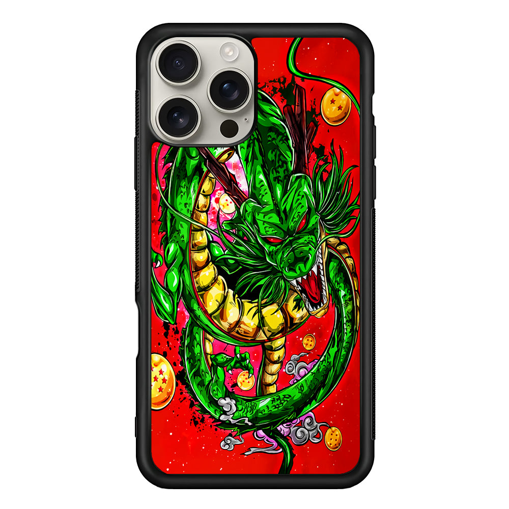 Shenron Dragon Ball Z Red iPhone 16 Pro Max Case | Stylish Protective Case for iPhone 16 Pro Max