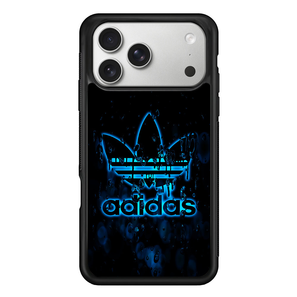 Adidas Logo Alien Blue iPhone 17 Pro Case | Slim Protective Case for iPhone 17 Pro