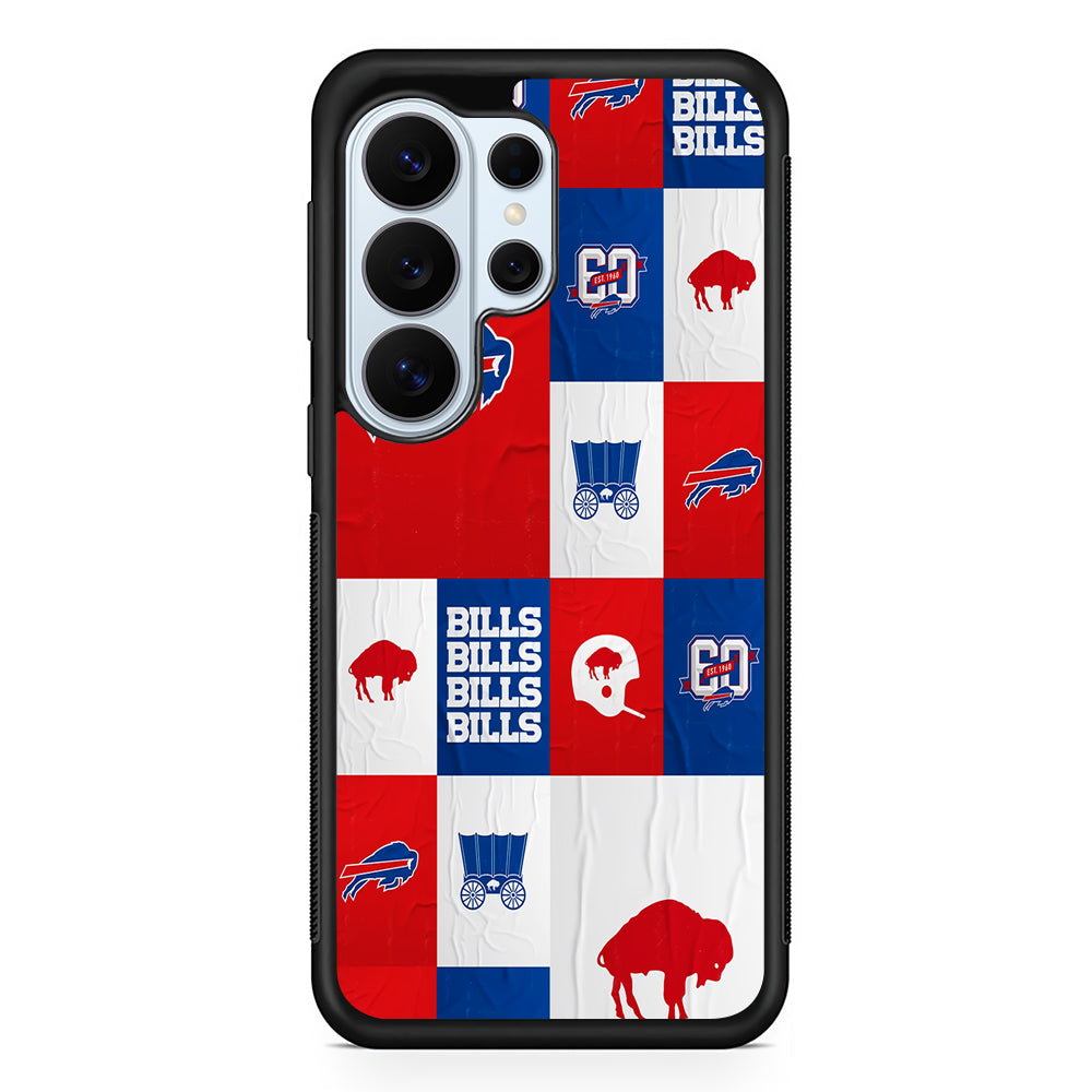 Buffalo Bills Collage Samsung Galaxy S26 Ultra Case | Protective Phone Cover