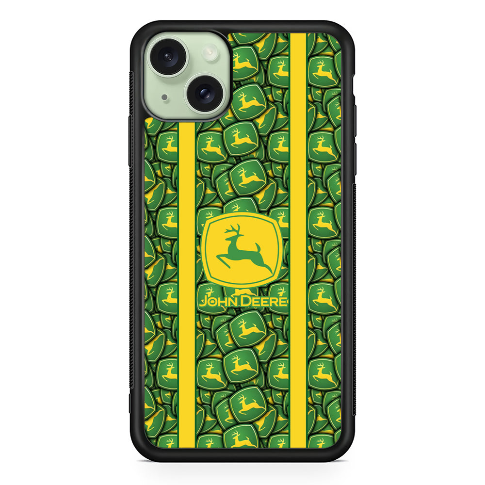 John Deere Emblem Dump iPhone 14 Plus Case | Slim Rubber Case for iPhone 14 Plus