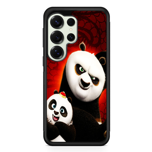 Kung Fu Panda With Baby Po Samsung Galaxy S25 Ultra Case | Durable Rubber Case for Samsung Galaxy S25 Ultra