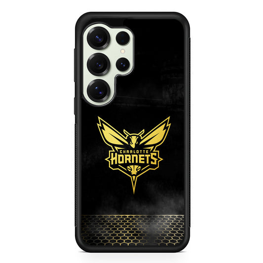 Charlotte Hornets Gold Samsung Galaxy S25 Ultra Case | Durable Rubber Case for Samsung Galaxy S25 Ultra