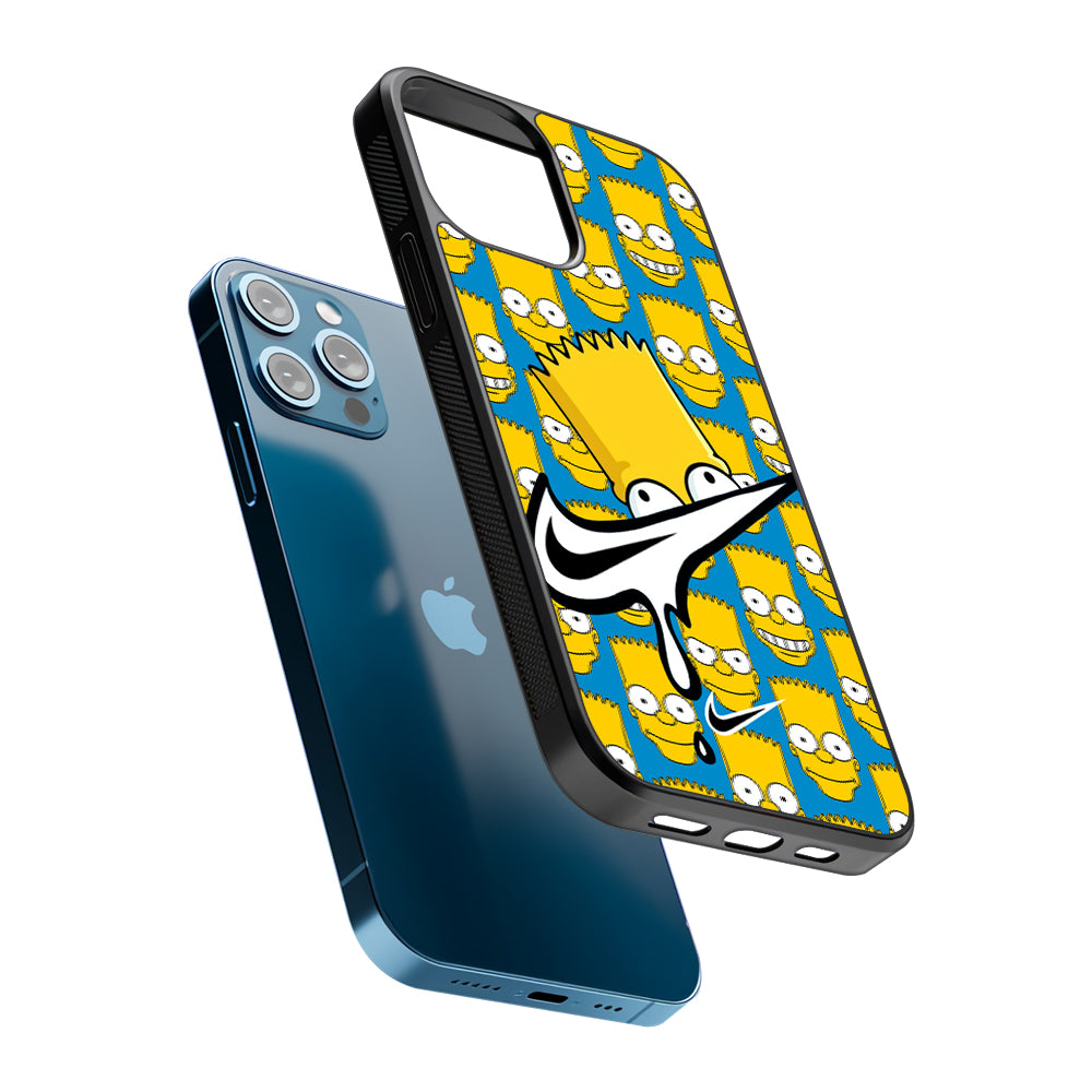 Nike Bart Vibes Face 2D Rubber Phone Case | Slim Protective Phone Case