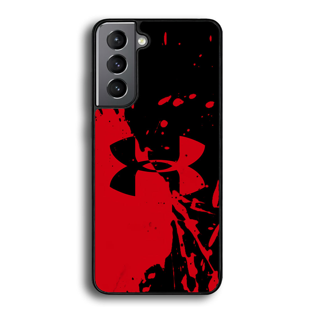 Under Armour Black Red Samsung Galaxy S24 Plus Case | Slim Rubber Case for Samsung Galaxy S24 Plus